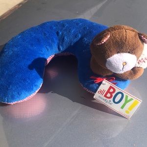 Mud pie baseball theme neck pillow